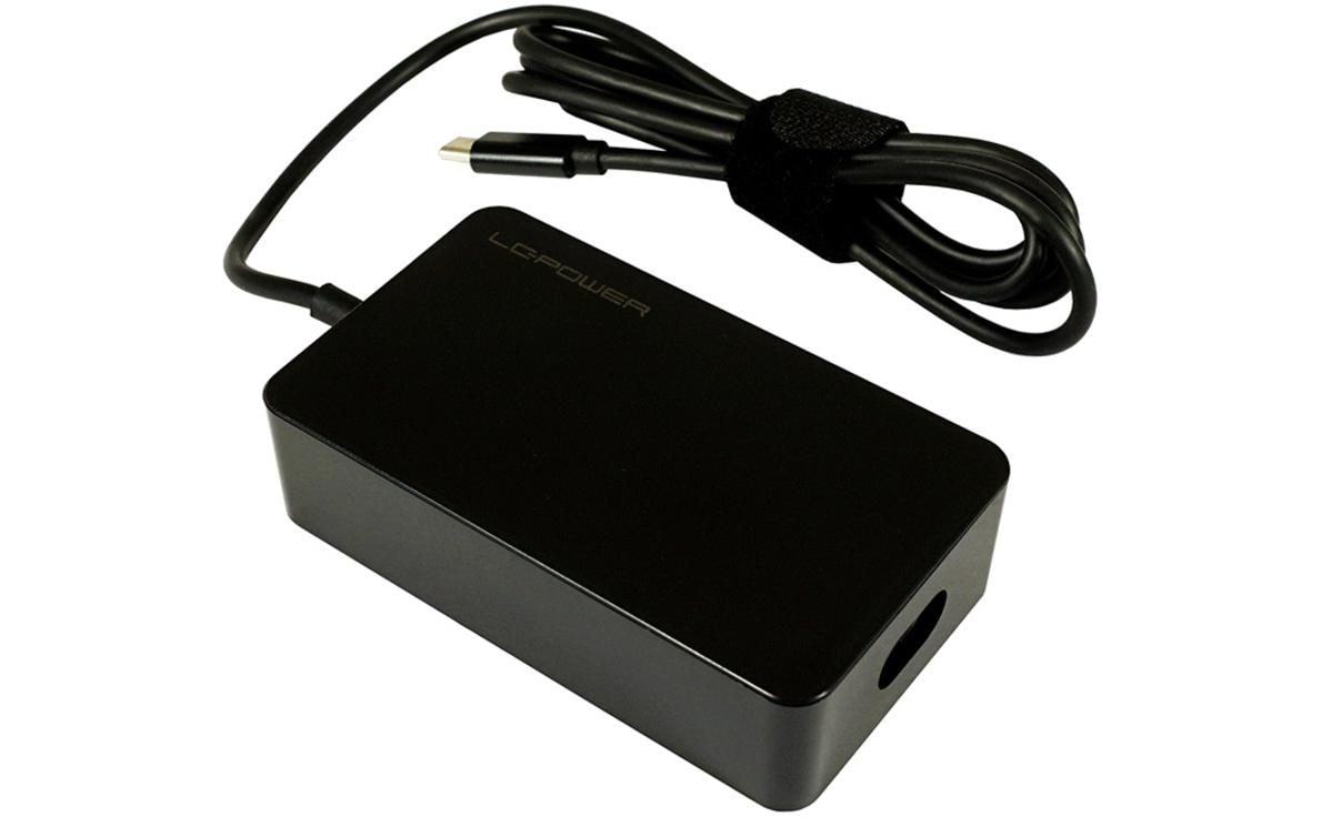 LC-Power LC-NB-PRO-65-C USB-Ladegerät 65 W – USB-C×1 – für USB-C-Geräte – schwarz