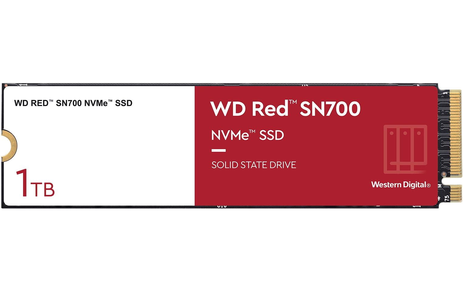 Western Digital Red SN700 1 TB – M.2 2280, PCIe 3.0 NVMe, 3430/3000 MB/s