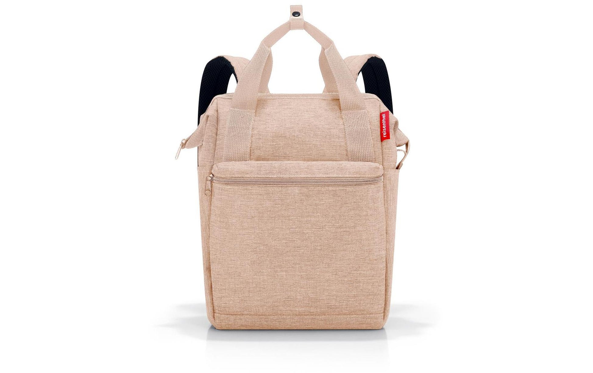 Reisenthel City Rucksack allrounder R – 12 l, Polyester – Twist Coffee, 250 × 400 × 170 mm