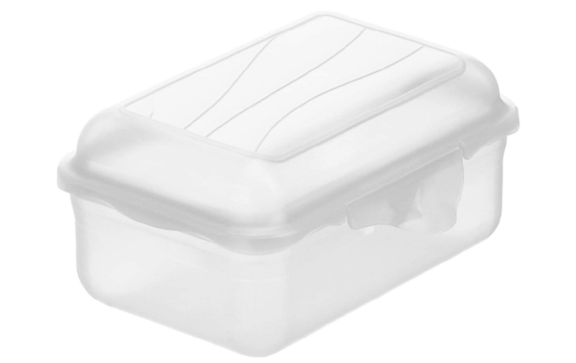 Rotho Lunchbox 400 ml, 12,5 × 9 × 5,8 cm, Polypropylen (PP), transparent