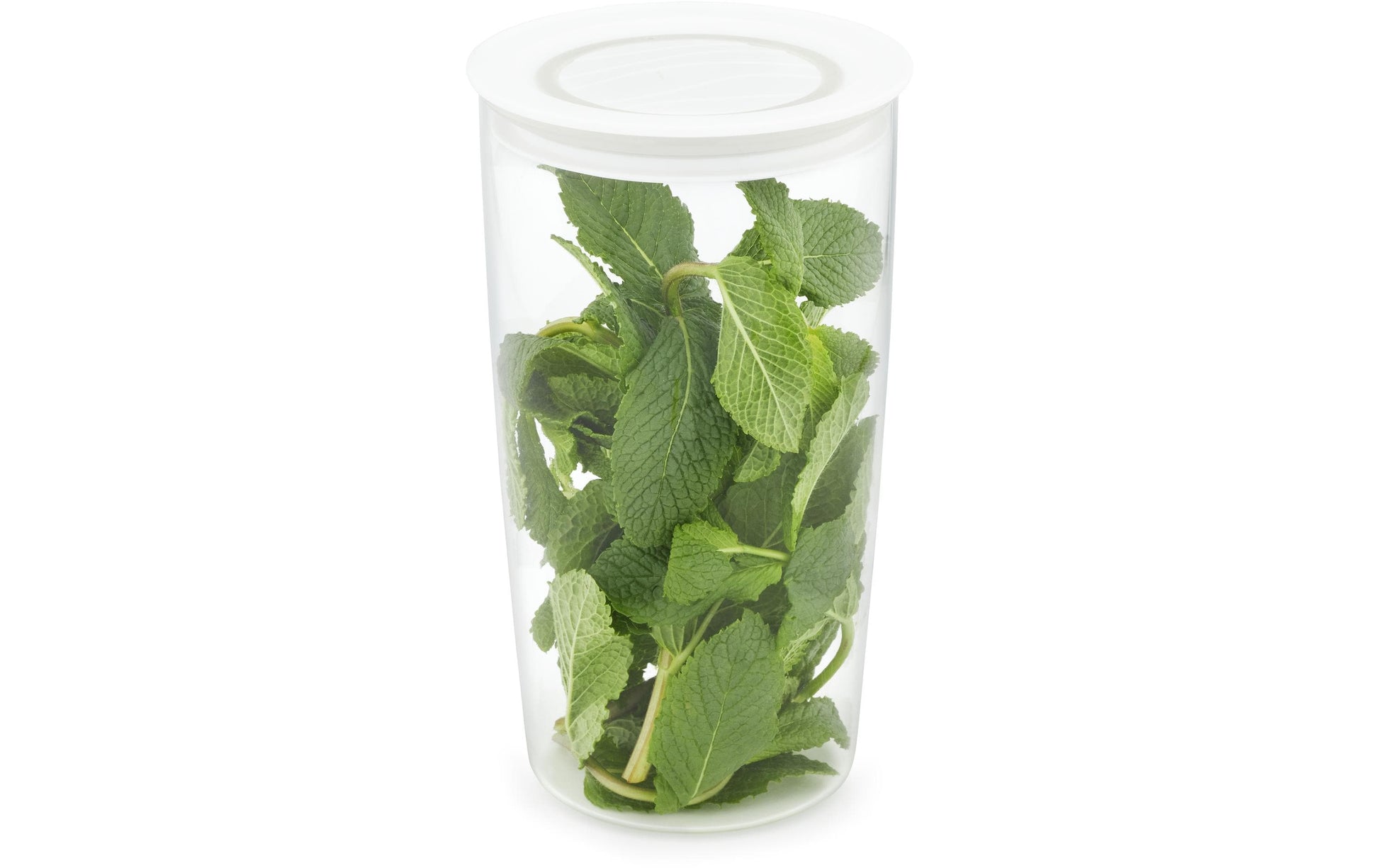 Rotho Glasbehälter Cristallo – 1,2 l – rund – Ø 11 × 19,3 cm – Borosilikatglas – transparent