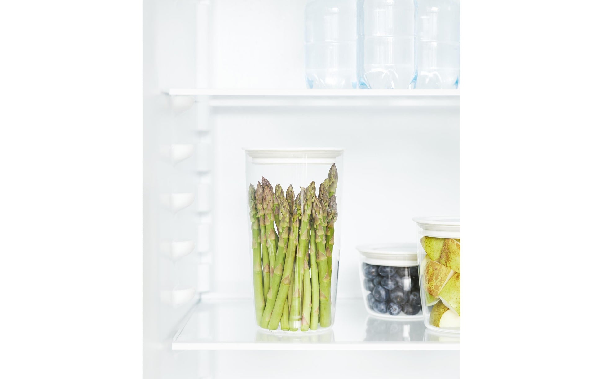 Rotho Glasbehälter Cristallo – 1,2 l – rund – Ø 11 × 19,3 cm – Borosilikatglas – transparent