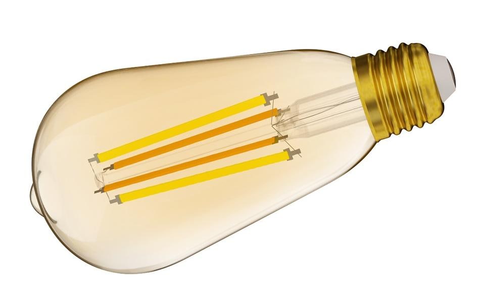 Sonoff Smart-Leuchtmittel E27 ST64 – 1800–5000 K, 700 lm, 7 W, WLAN – für Amazon Alexa – 1 Stk.