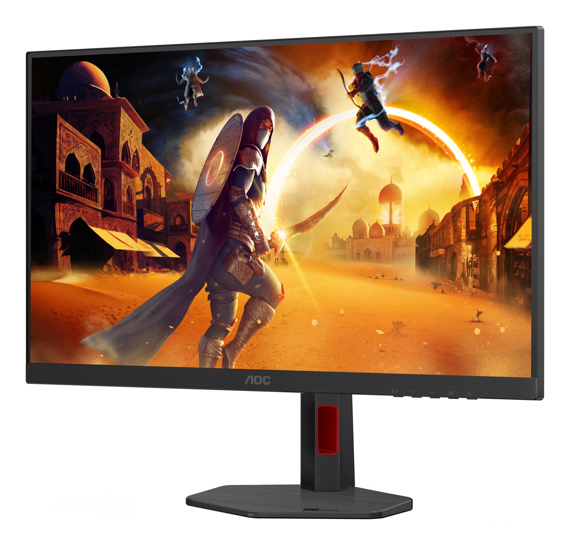 AOC Q27G4SRU – Monitor, 27", 2560 × 1440 (WQHD), IPS, 180 Hz, 450 cd/m², FreeSync, VESA 100 × 100, Schwarz