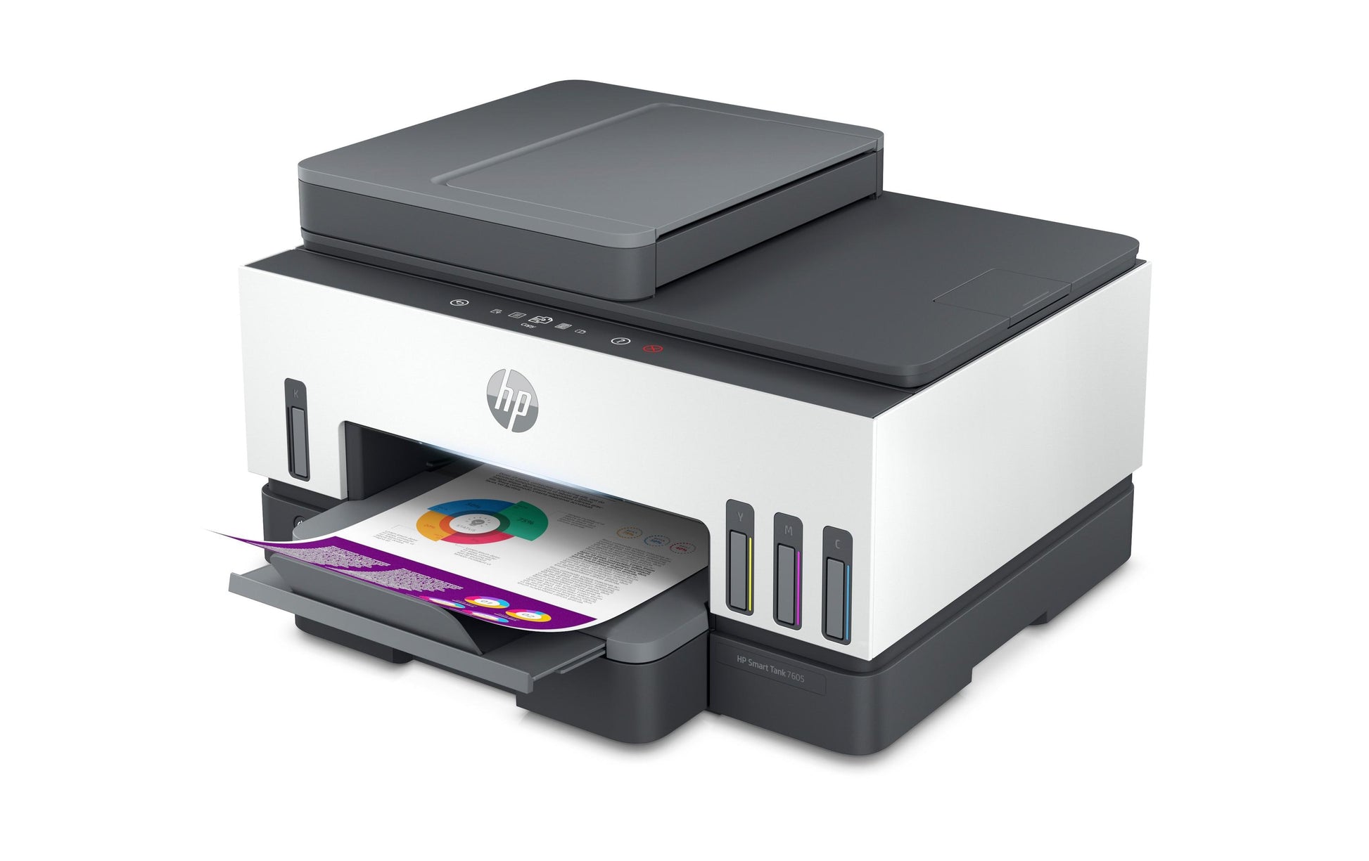 HP SMART TANK 7605 – Farbiger Tintenstrahl-MFP A4, 3-in-1 – 28 S./Min. S/W