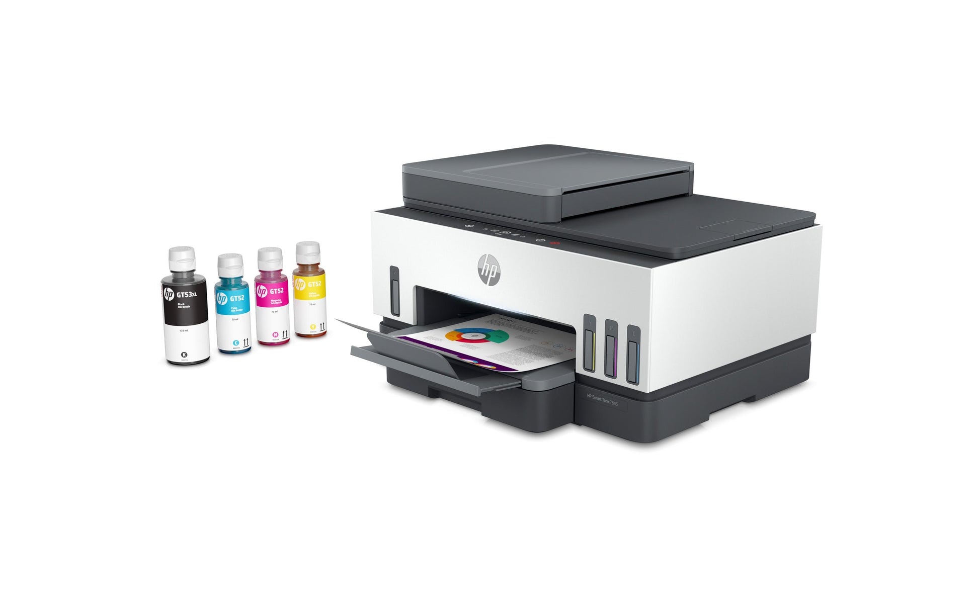HP SMART TANK 7605 – Farbiger Tintenstrahl-MFP A4, 3-in-1 – 28 S./Min. S/W