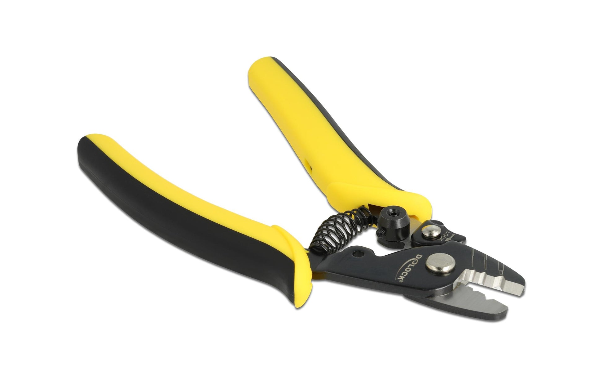 DeLOCK Glasfaser-Abisolierzange – Länge 160 mm, Breite 55 mm – für LWL-Kabel