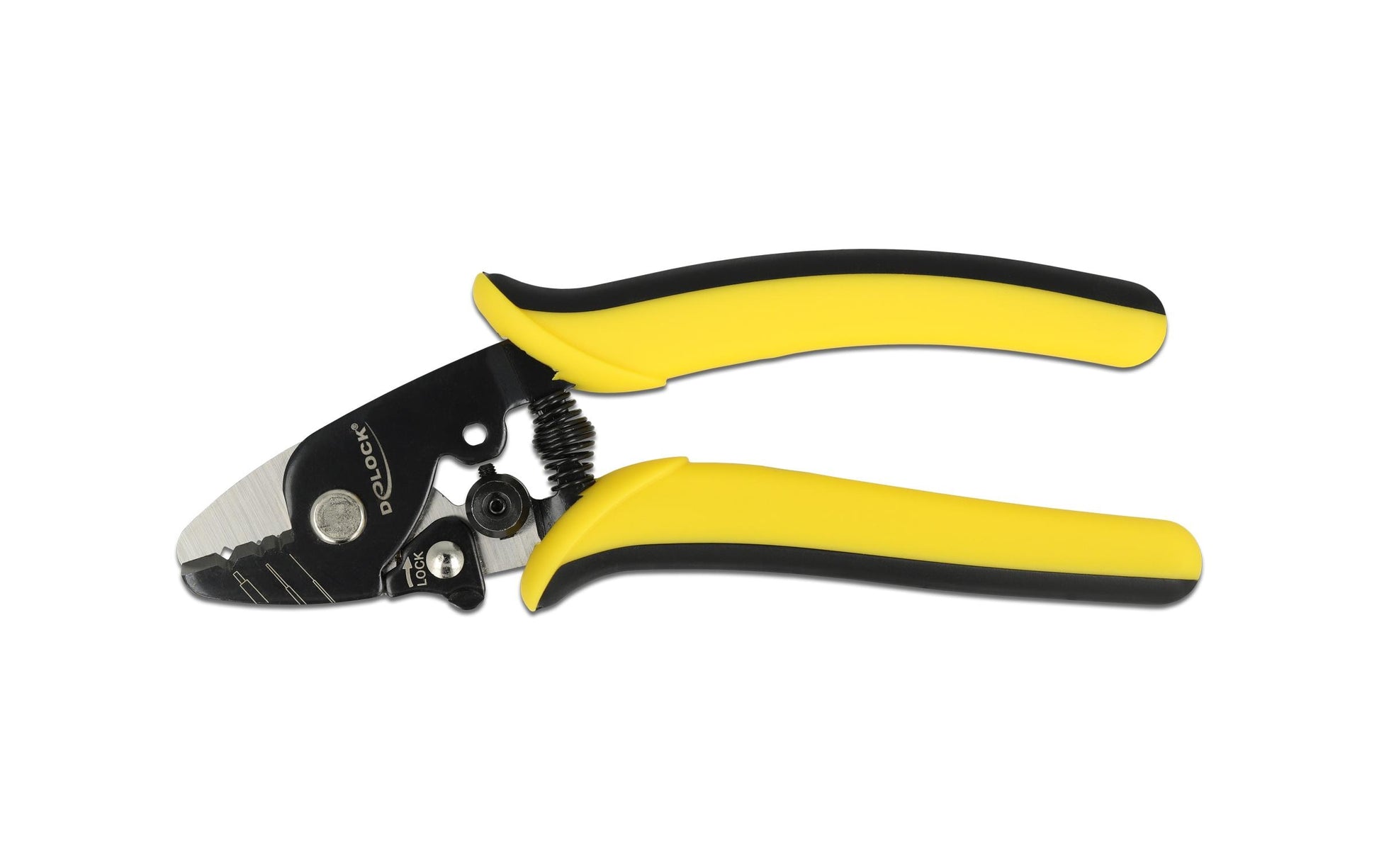 DeLOCK Glasfaser-Abisolierzange – Länge 160 mm, Breite 55 mm – für LWL-Kabel