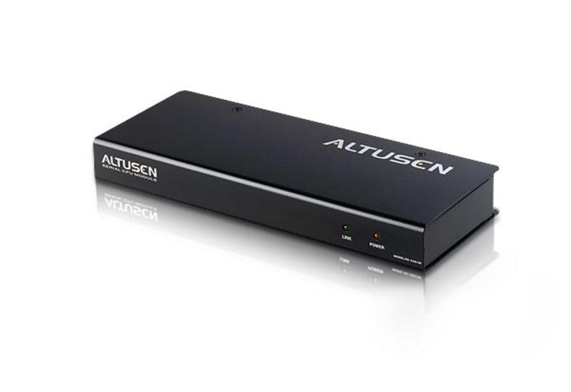 ATEN KA9140 KVM-CPU-Modul – Seriell zu Cat5e/6, bis 1024 × 768, Metall, Schwarz