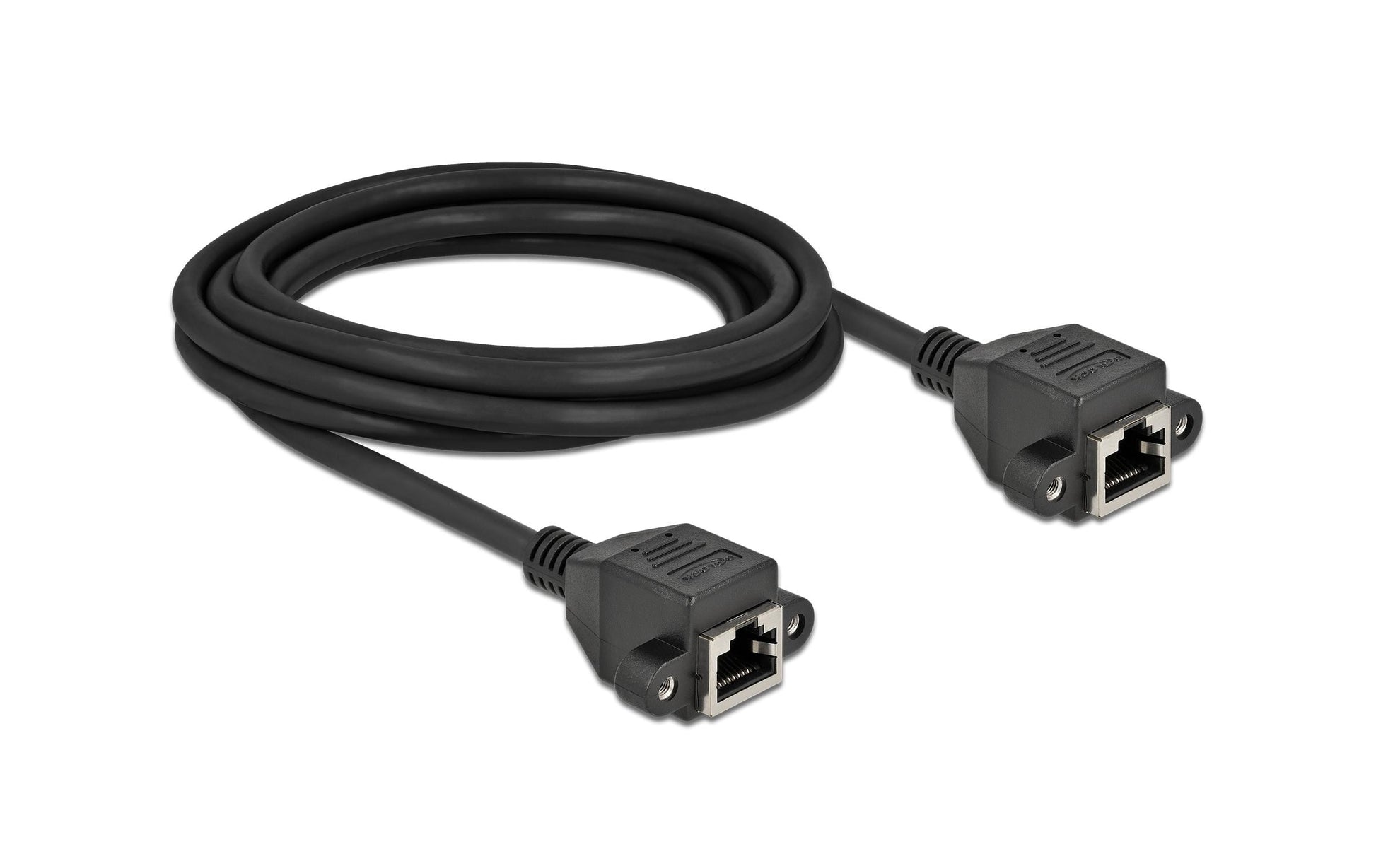 DeLOCK Patchkabel – Cat6A S/FTP, 3 m, Schwarz, LSZH, RJ‑45
