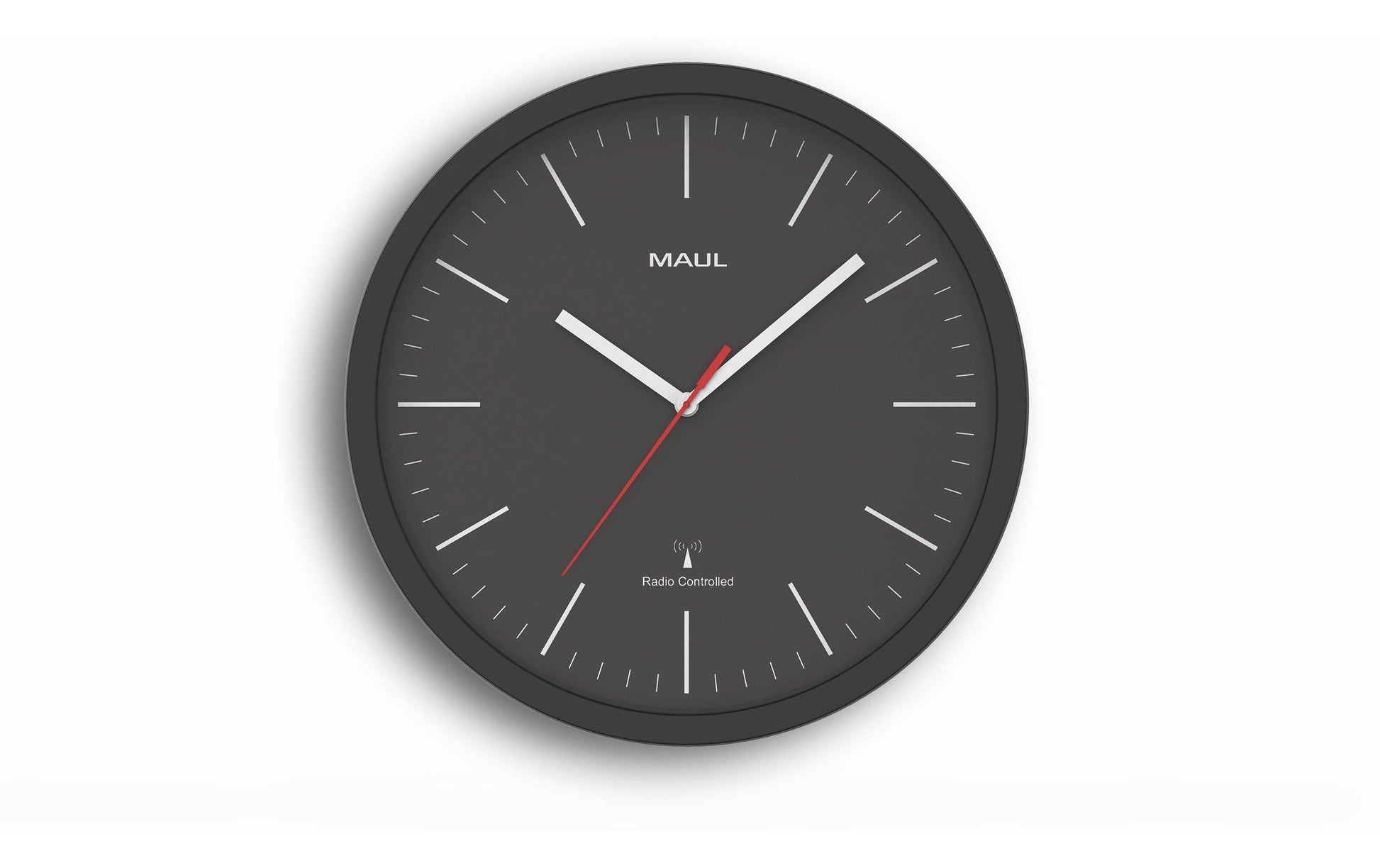 MAUL Digitale Wanduhr – schwarz