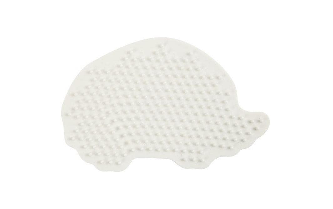 Creativ Company Steckplatte Medium, Igel, Weiss, 12 cm × 7,6 cm