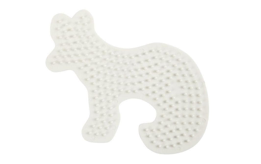 Creativ Company Steckplatte Medium, Fuchs, weiss, 13,4 × 9,5 × 0,5 cm, 1 Stk