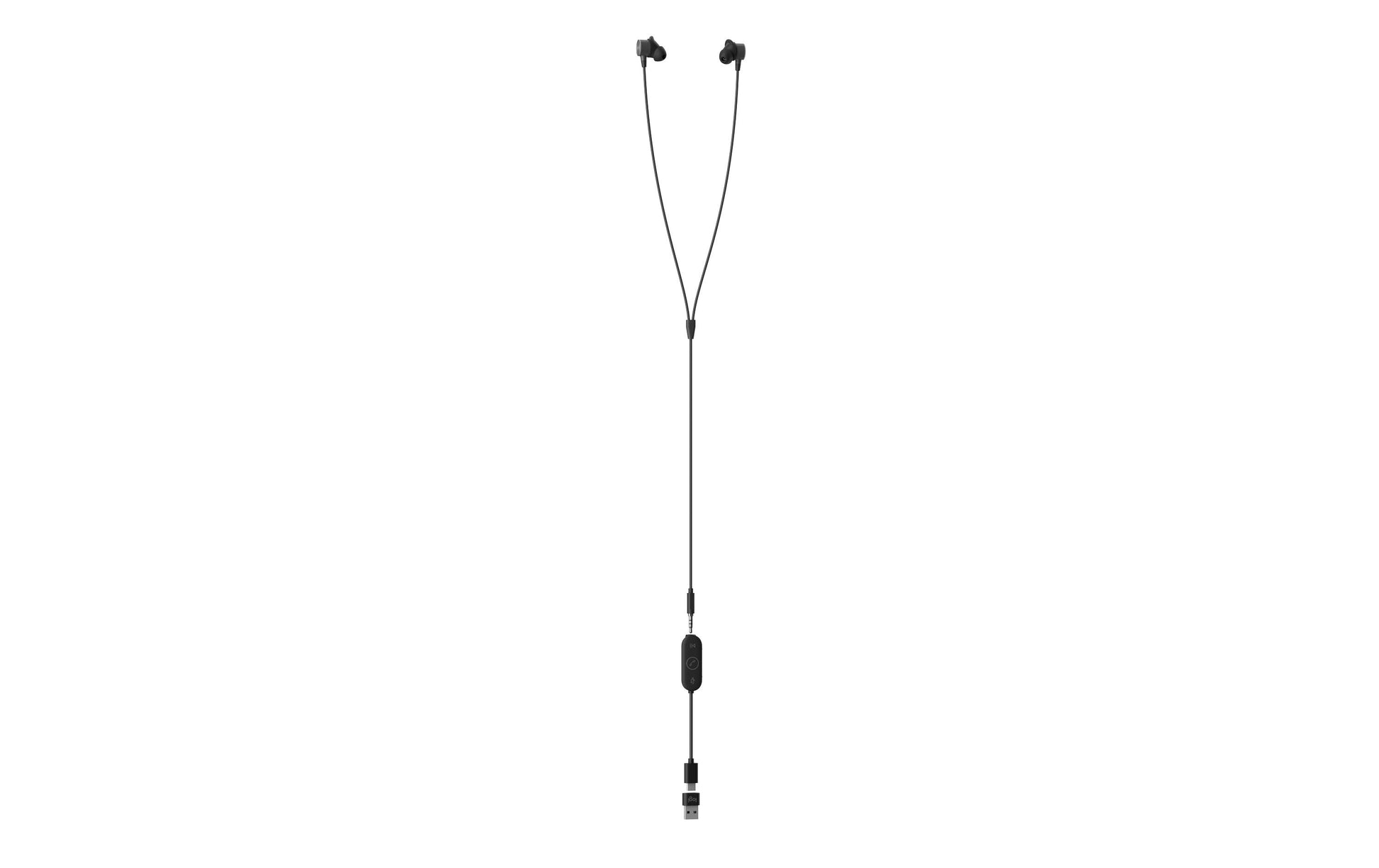 Logitech Zone Wired Earbuds UC – In-Ear Headset – Kabelgebunden – Graphit