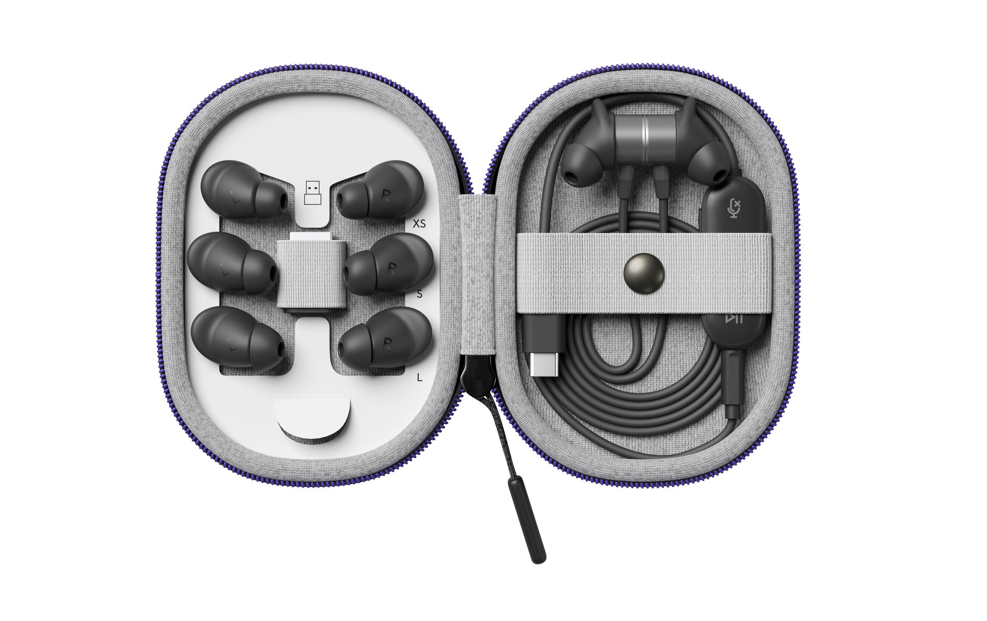 Logitech Zone Wired Earbuds UC – In-Ear Headset – Kabelgebunden – Graphit