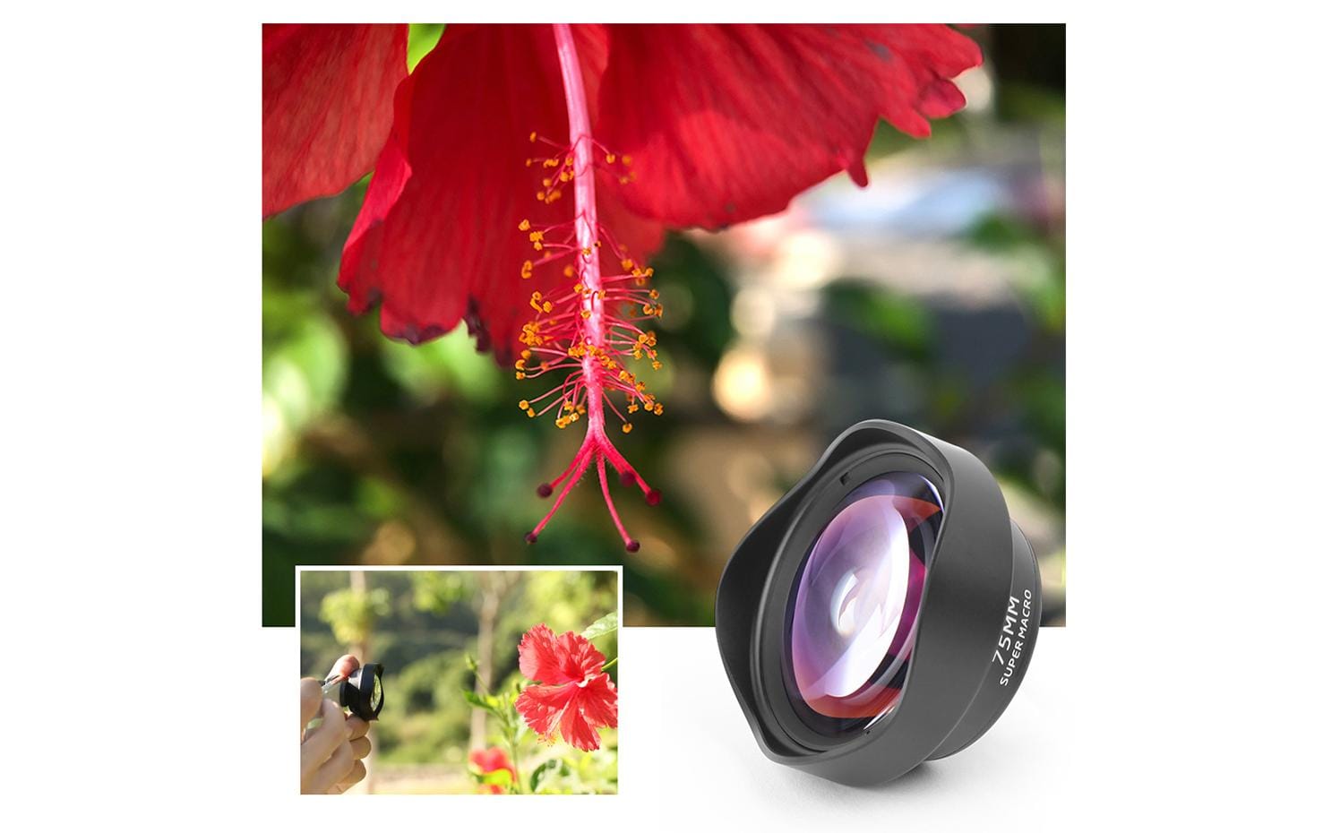 Ulanzi ML75MM – Smartphone-Makroobjektiv 75 mm – Schwarz