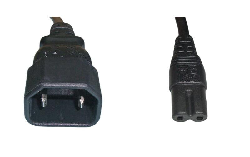 Diggelmann Anschlusskabel – NCNG-1, C14 zu C7, 1 m