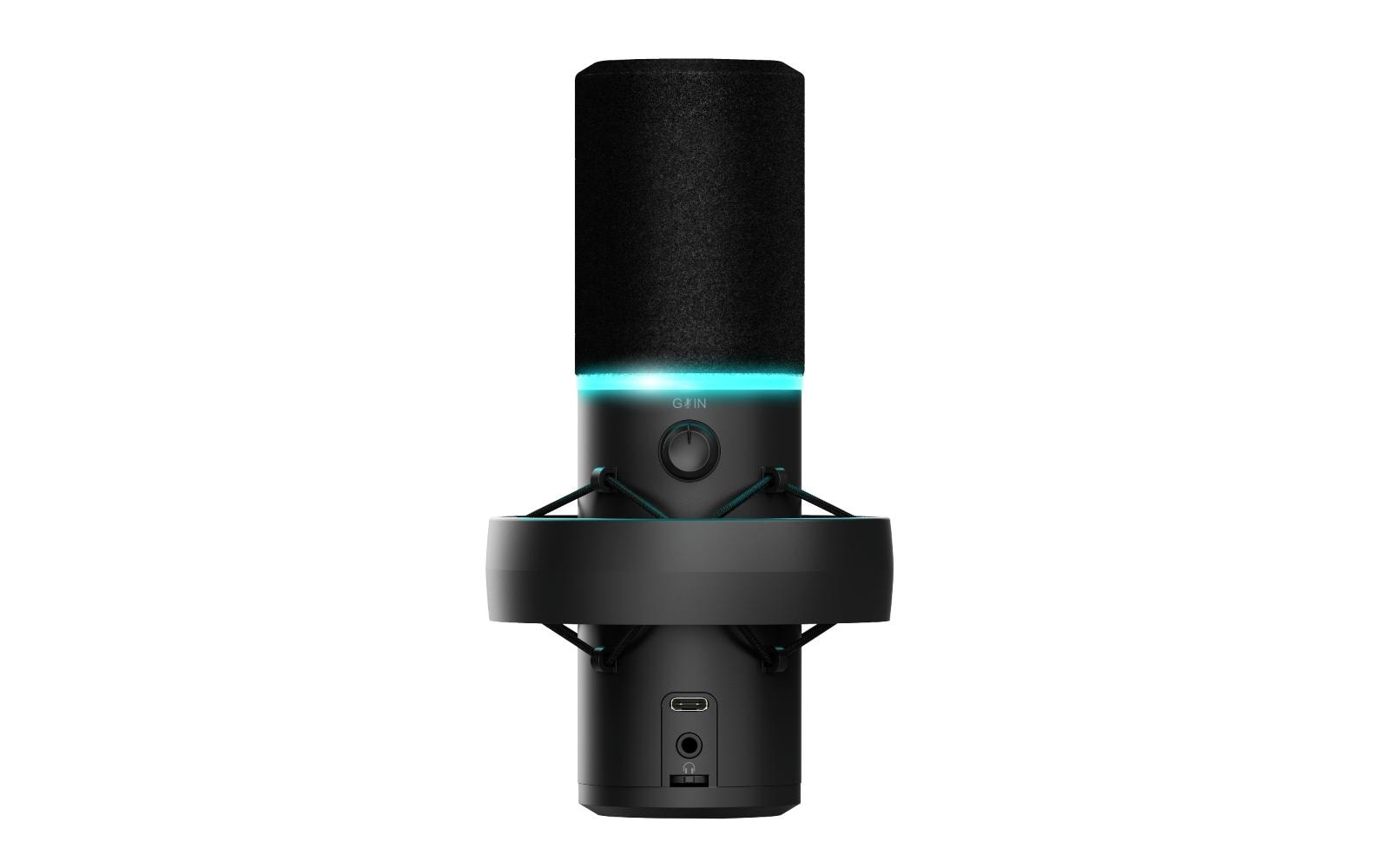 Trust GXT 255+ Onyx – Mikrofon, USB, Niere, Kondensator, Gaming, Schwarz