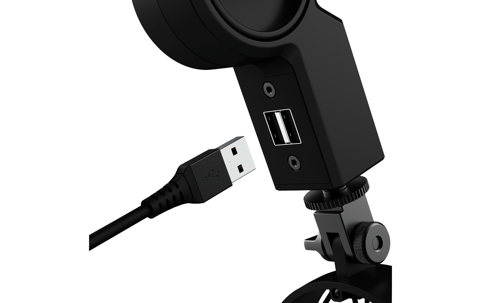 Trust GXT 255+ Onyx – Mikrofon, USB, Niere, Kondensator, Gaming, Schwarz