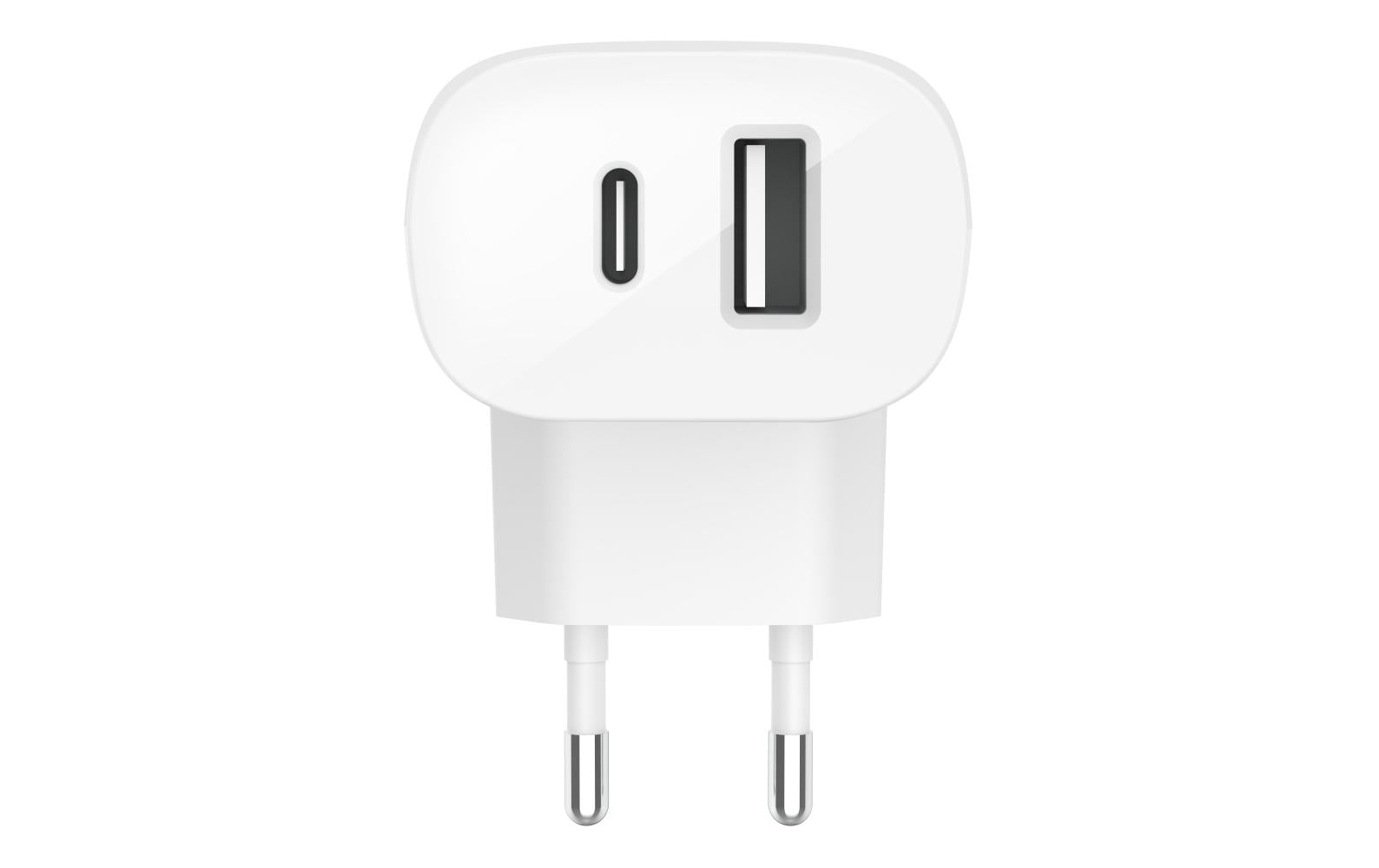 Belkin Ladegerät – 37 W, 1× USB-C (25 W) + 1× USB-A (12 W), PD