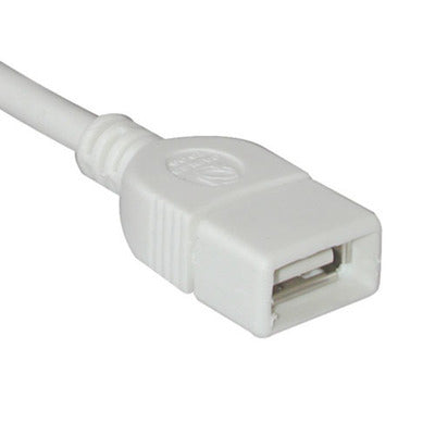 C2G USB-A Verlängerungskabel (Stecker auf Buchse) – USB 2.0 (480 Mbit/s) – 1 m – Weiss