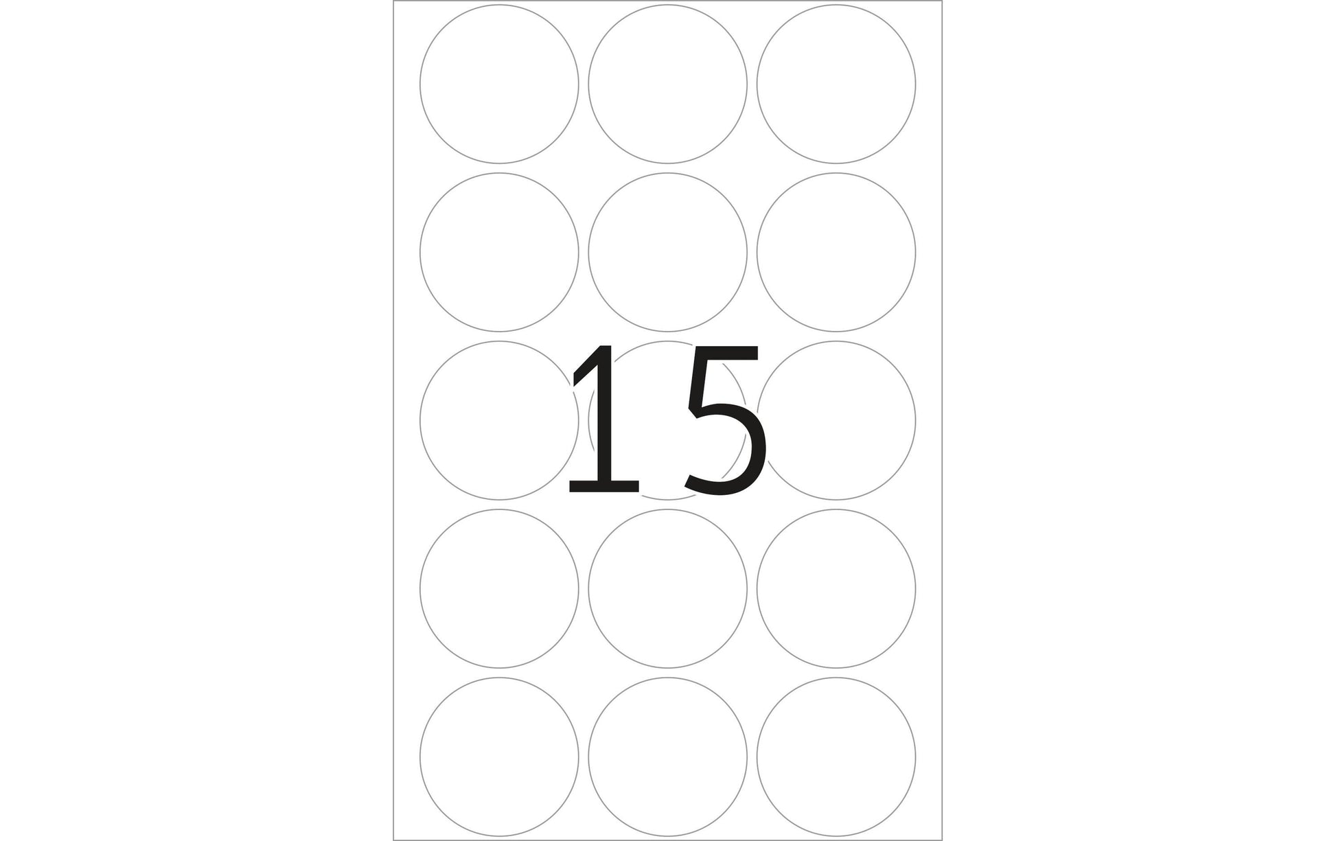 HERMA Schmucketiketten – Papier, 480 Stk, 32 Bogen, Ø 32 mm
