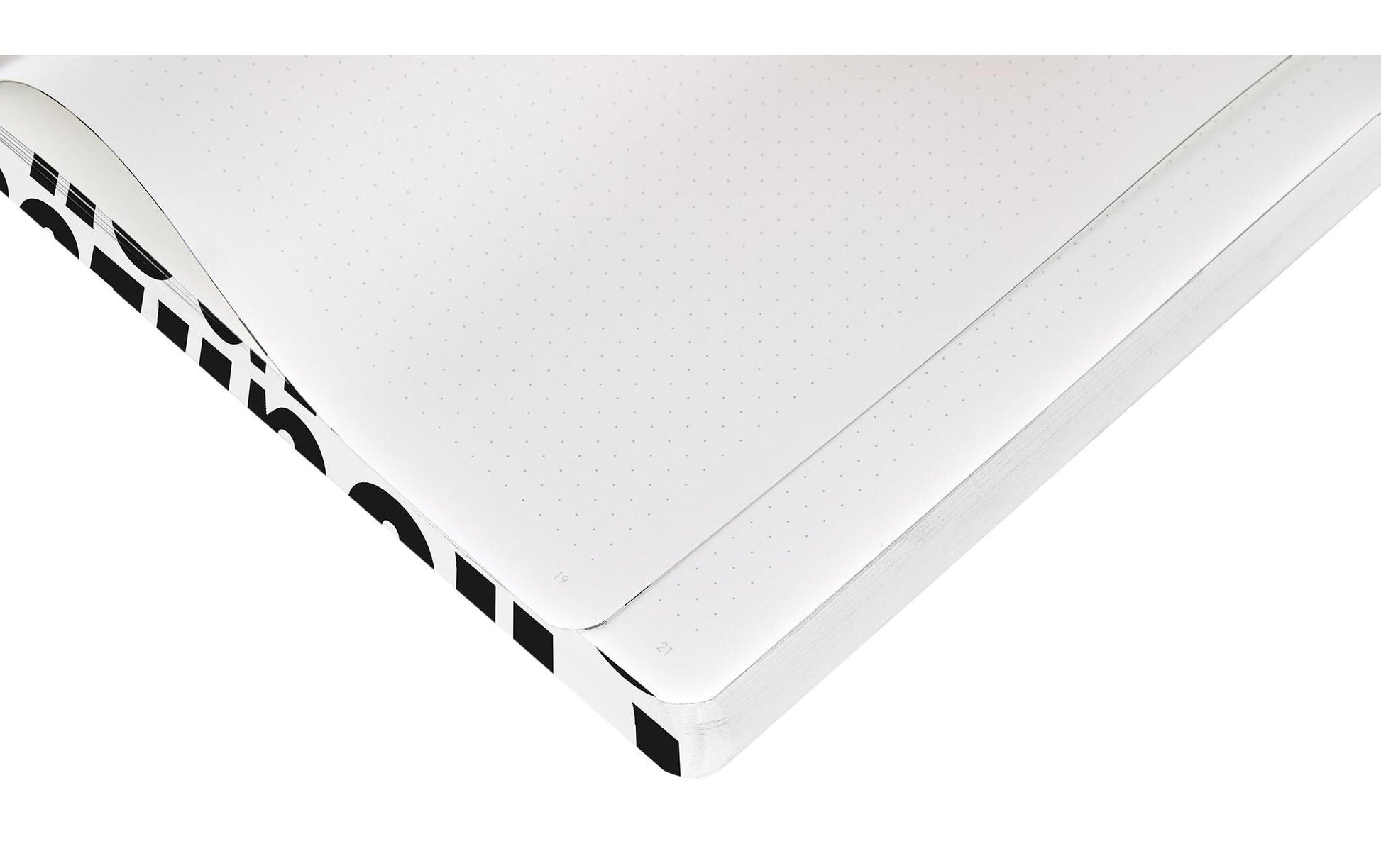 nuuna Notizbuch, 165 × 220 mm, punktkariert, Fadenheftung, Softcover, 256 Seiten, 120 g/m² – weiss