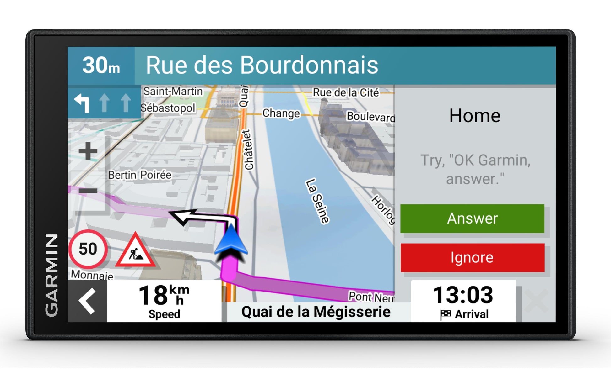 Garmin DriveSmart 66 EU MT-S – Navigationsgerät, 6" Display, 1280×720, 32 GB, microSD, Bluetooth, WLAN, Schwarz
