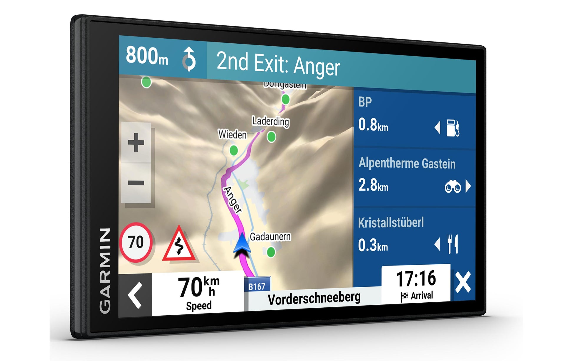 Garmin DriveSmart 66 EU MT-S – Navigationsgerät, 6" Display, 1280×720, 32 GB, microSD, Bluetooth, WLAN, Schwarz