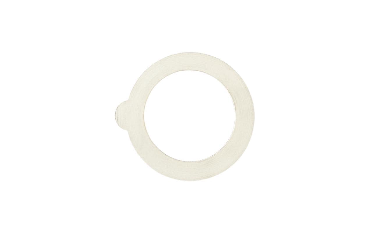 Bormioli Rocco – Ersatzgummiring 6 Stk., Ø 9 cm, Naturkautschuk, Weiss