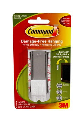 3M Command 17047 Haken – Metall – Silber – 2,2 kg