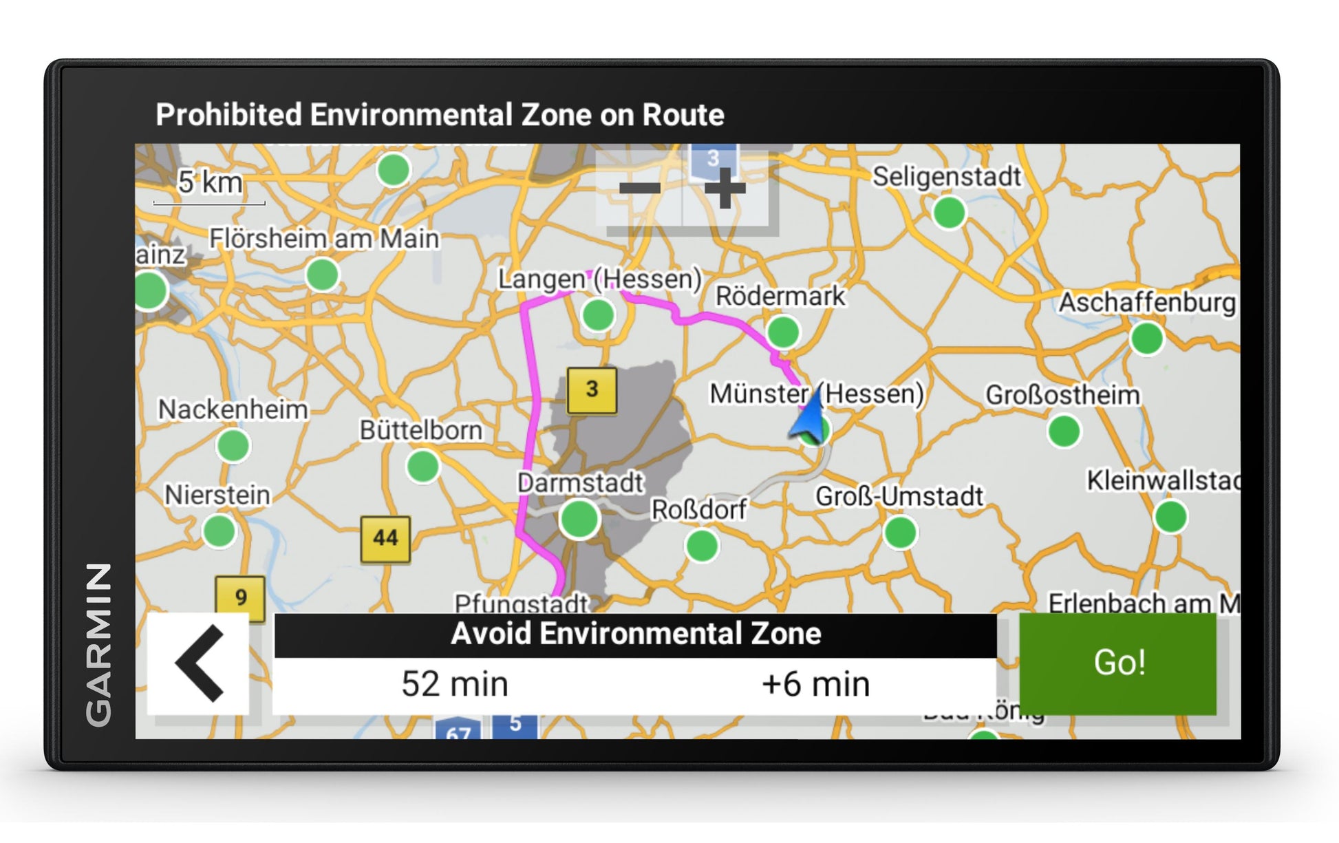 Garmin DriveSmart 76 – 7" Interaktives Display (Touch), Multitouch, Schwarz