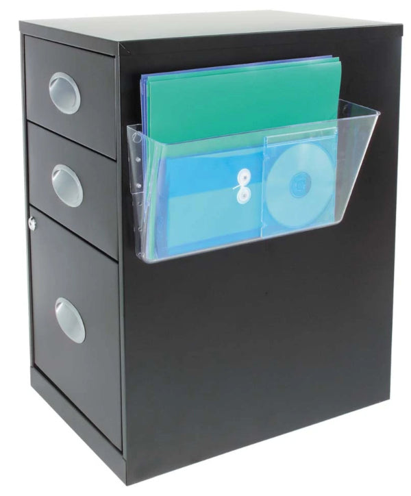 Deflecto Wandprospekthalter – für A4 quer – magnetisch – transparent – Polystyrol – 330×177×101 mm – 1 Stk.