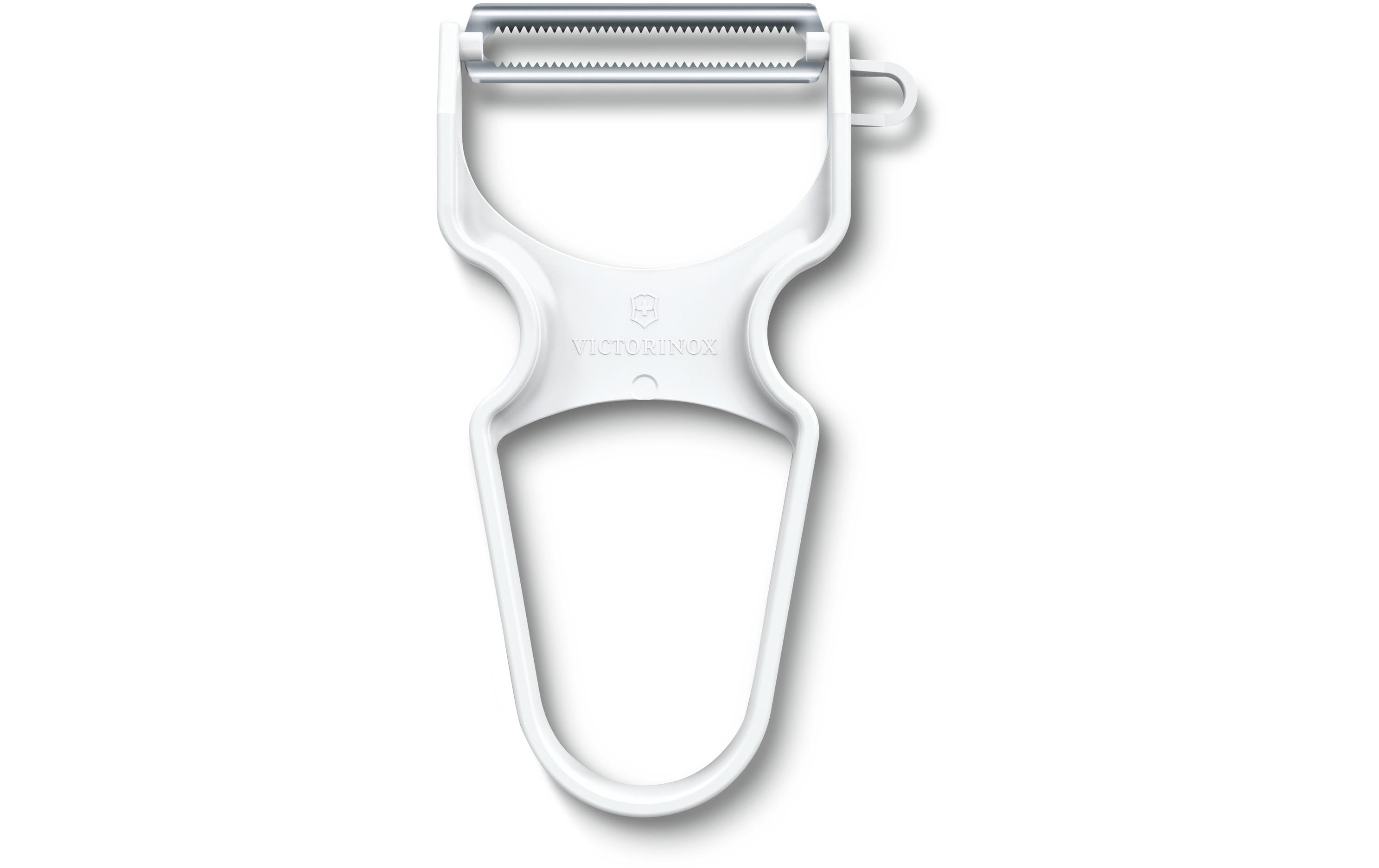 Victorinox Sparschäler, 6,5 × 1,3 × 10,9 cm, Edelstahl/Kunststoff (ABS), weiss