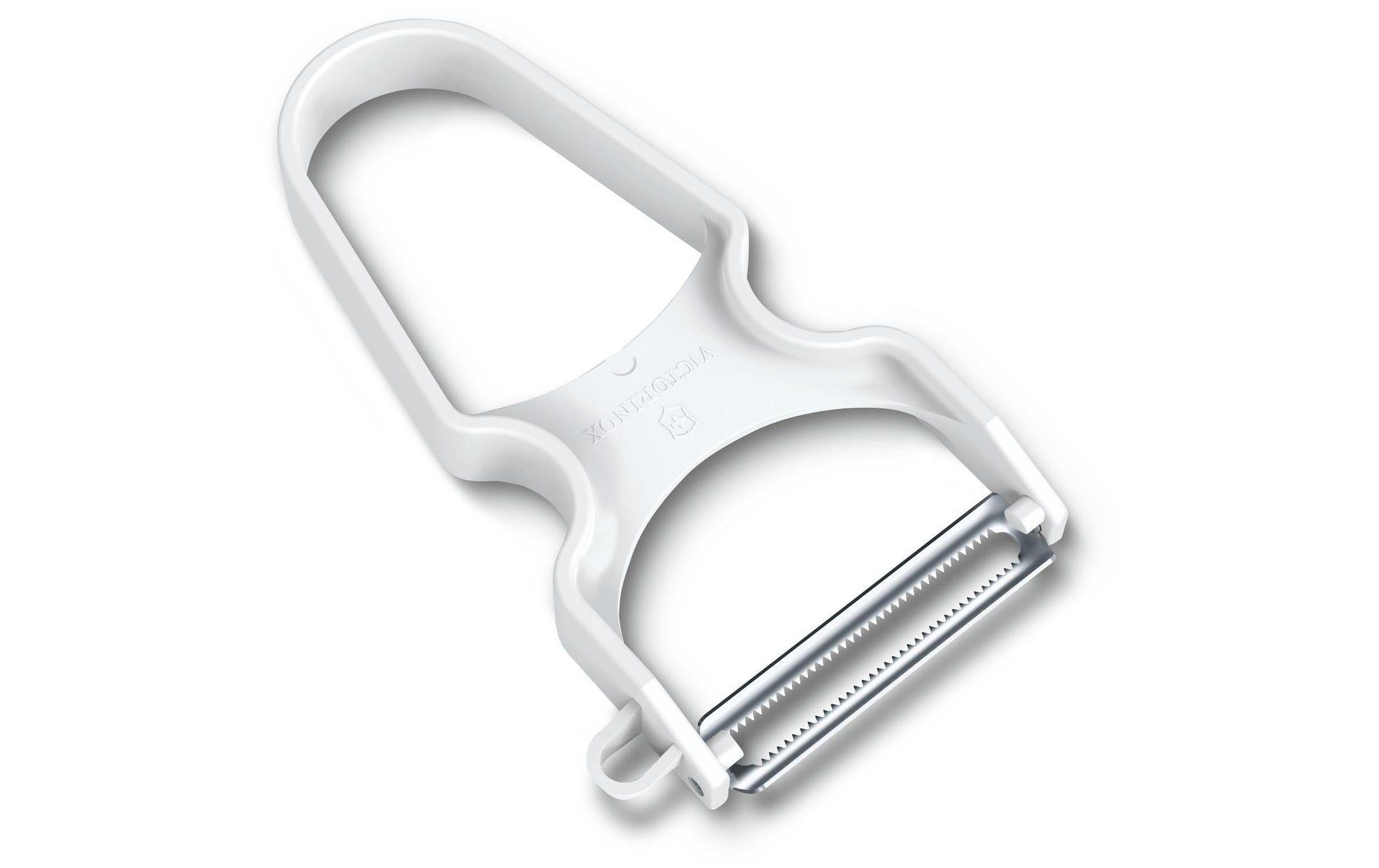 Victorinox Sparschäler, 6,5 × 1,3 × 10,9 cm, Edelstahl/Kunststoff (ABS), weiss