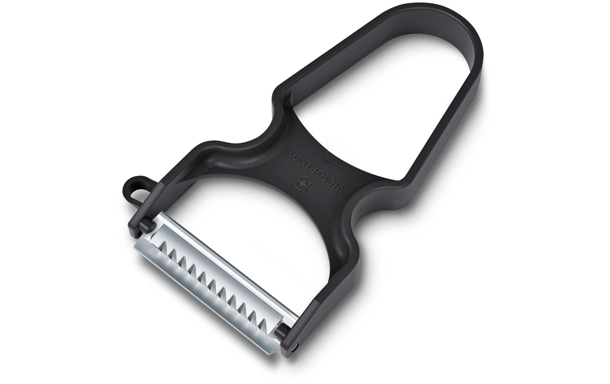 Victorinox Sparschäler, 6,5 × 1,3 × 10,9 cm, Edelstahl/ABS, Schwarz, Julienne