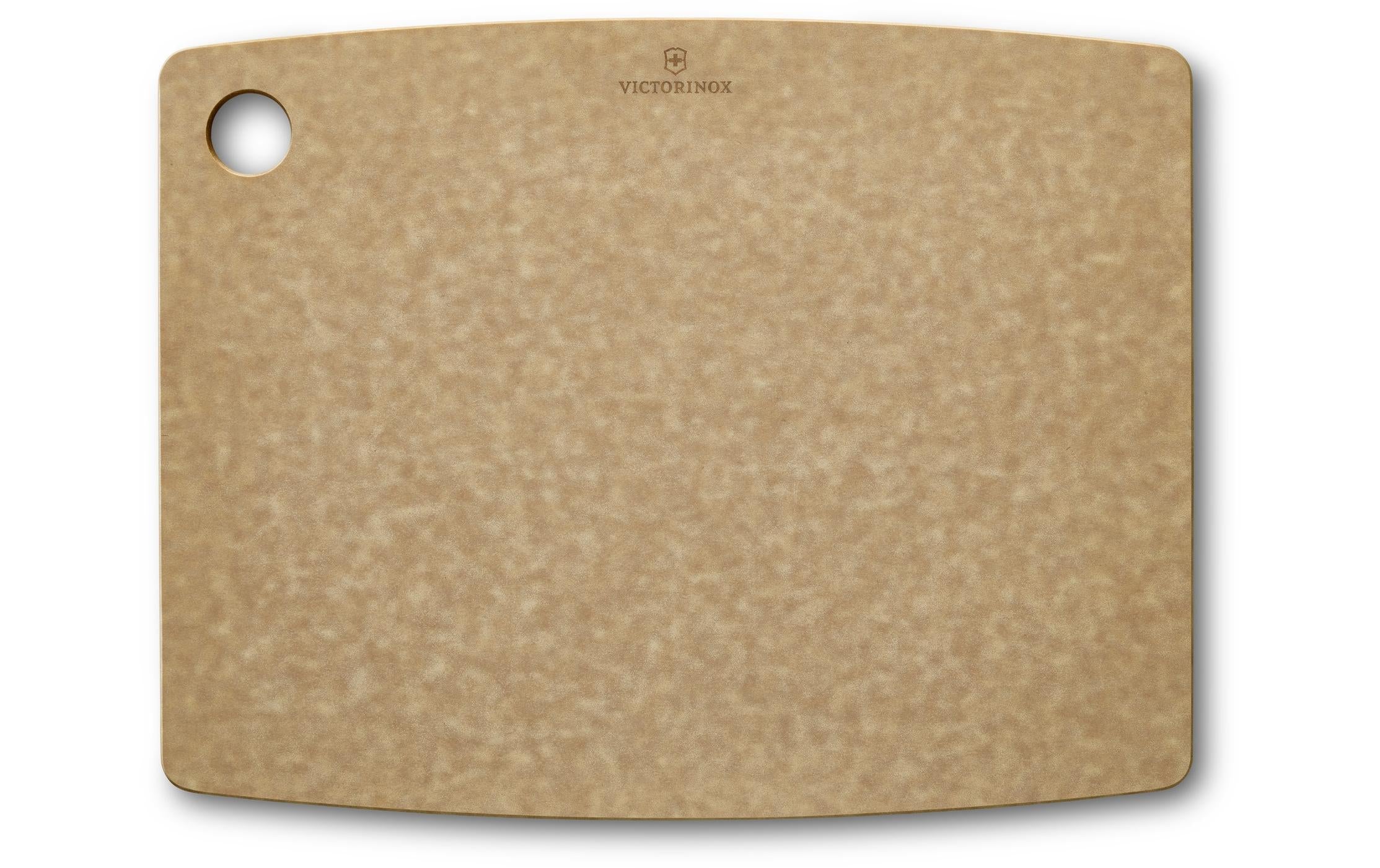 Victorinox Kitchen Series – Schneidebrett 36,8 × 28,5 × 0,6 cm, Papierverbundstoff, spülmaschinenfest, beige