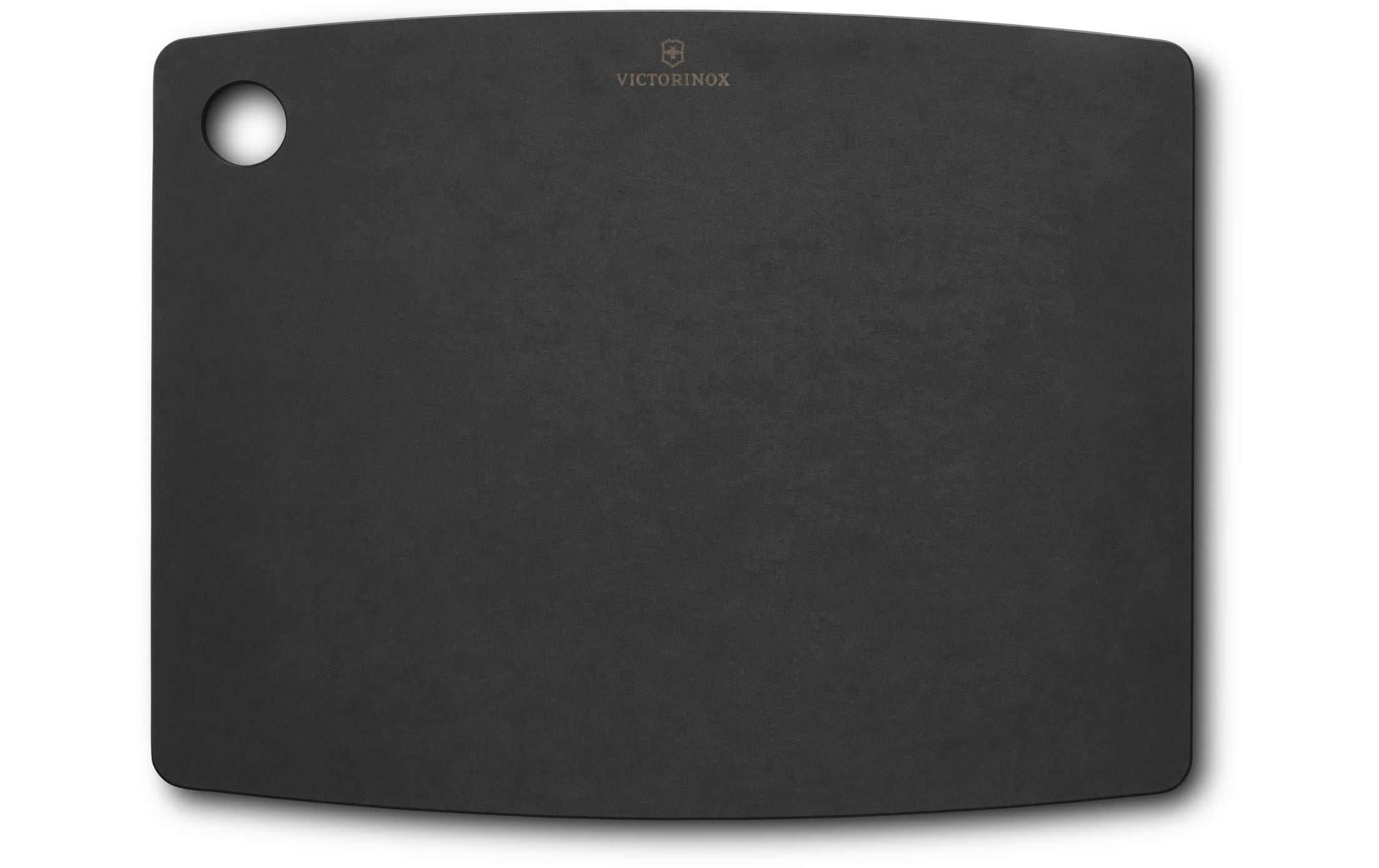 Victorinox Kitchen Series – Schneidebrett 36,8 × 28,5 × 0,6 cm, Papierverbundstoff, schwarz