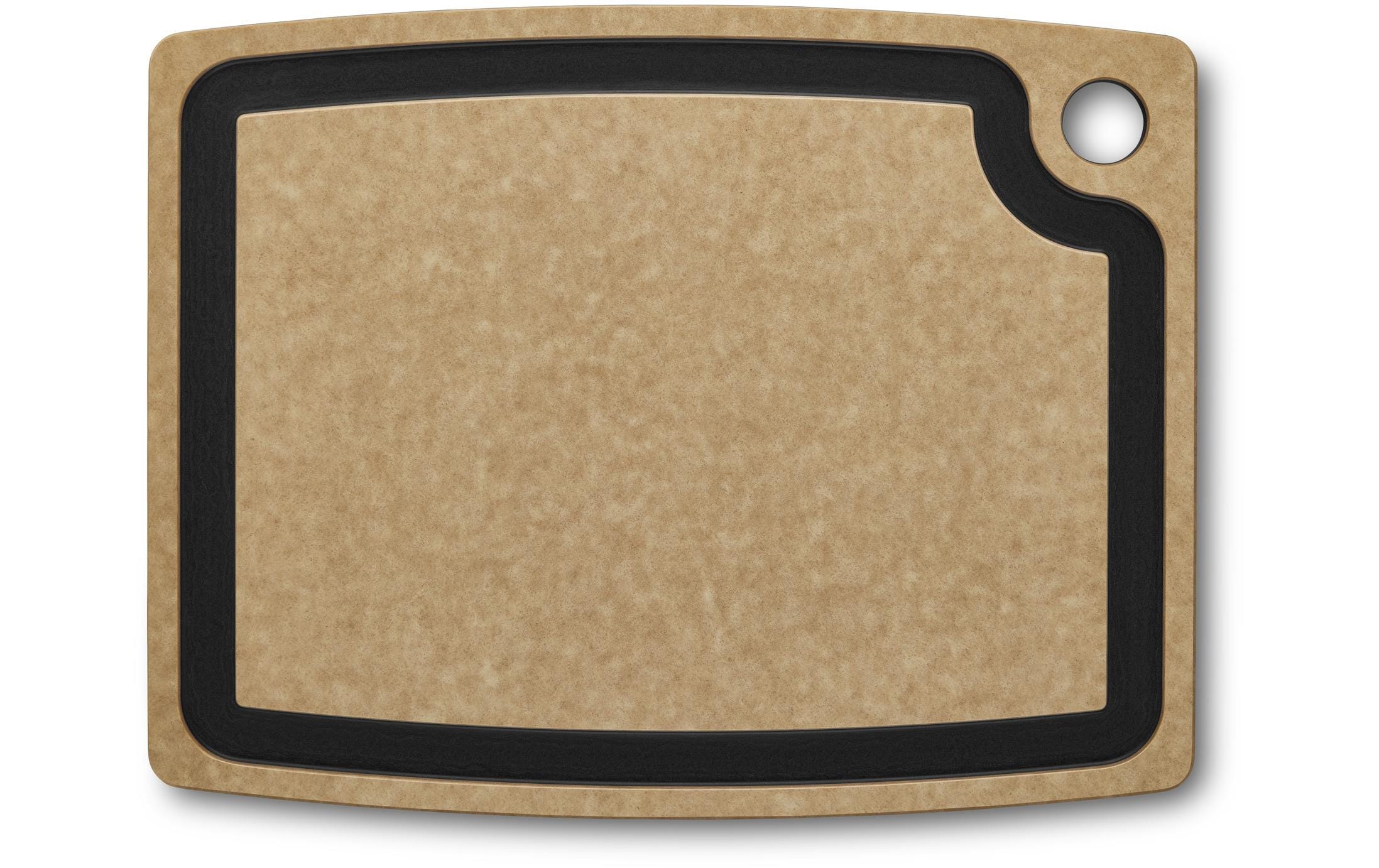 Victorinox Gourmet – Schneidebrett 36,8 × 28,5 × 0,6 cm, Papierverbundstoff, Saftrille, Beige