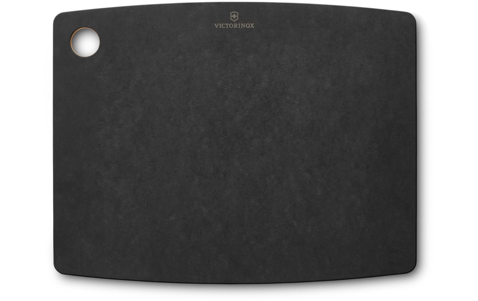 Victorinox Schneidebrett Gourmet Serie – 36,8 × 0,6 × 28,5 cm – Papierverbundstoff – Schwarz – Saftrille