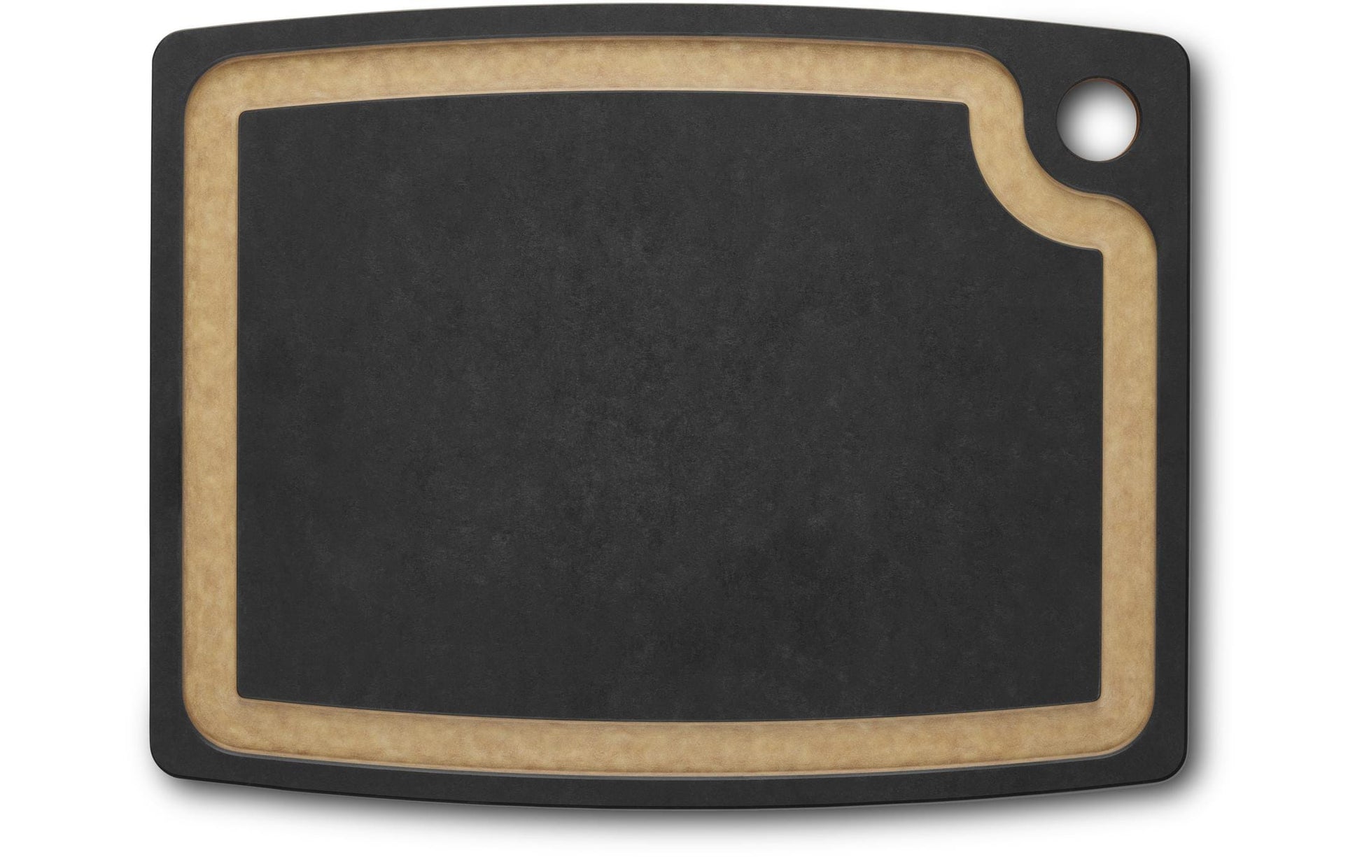 Victorinox Schneidebrett Gourmet Serie – 36,8 × 0,6 × 28,5 cm – Papierverbundstoff – Schwarz – Saftrille