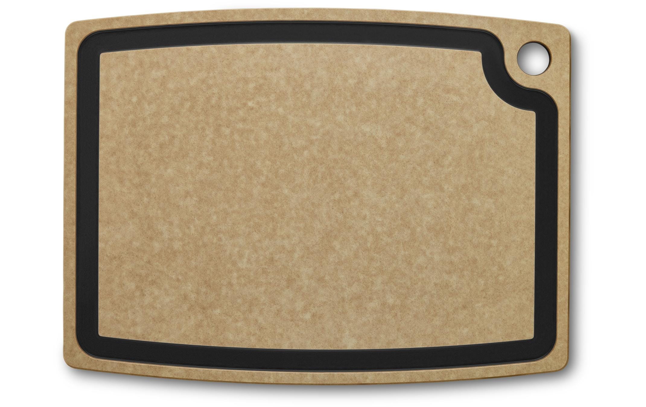 Victorinox Gourmet – Schneidebrett 44,4 × 33 × 0,6 cm, Papierverbundstoff, Saftrille, Beige