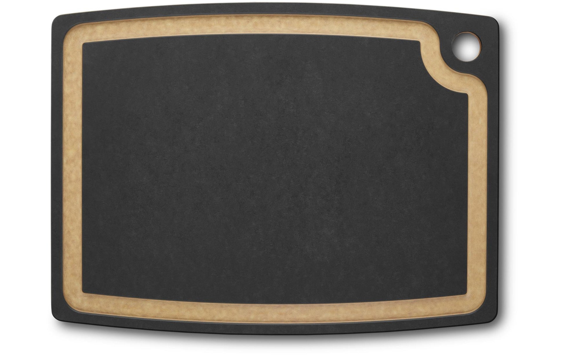 Victorinox Schneidebrett Gourmet – 44,4 × 0,6 × 33 cm – Papierverbundstoff – Schwarz – mit Saftrille