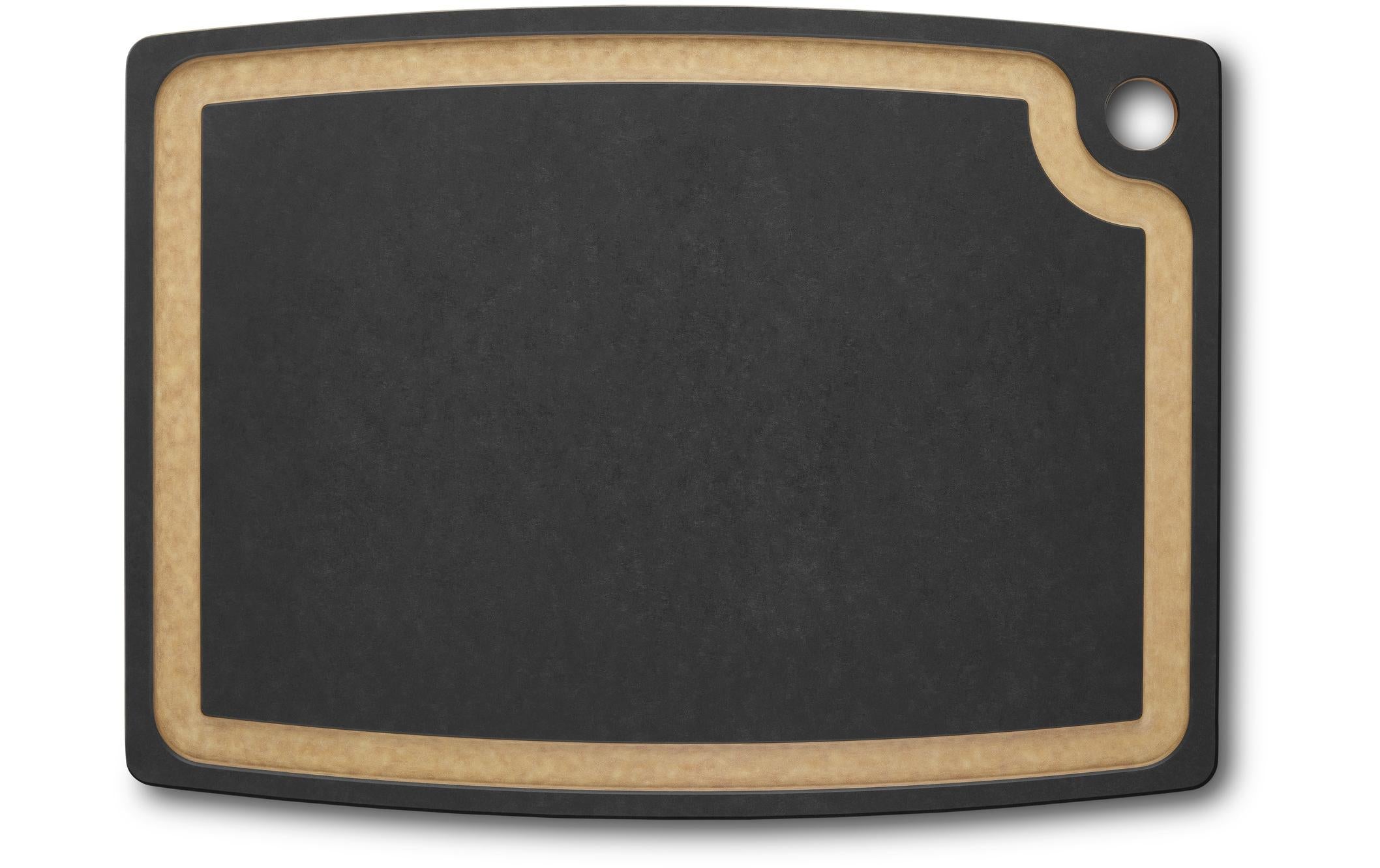 Victorinox Schneidebrett Gourmet – 44,4 × 0,6 × 33 cm – Papierverbundstoff – Schwarz – mit Saftrille