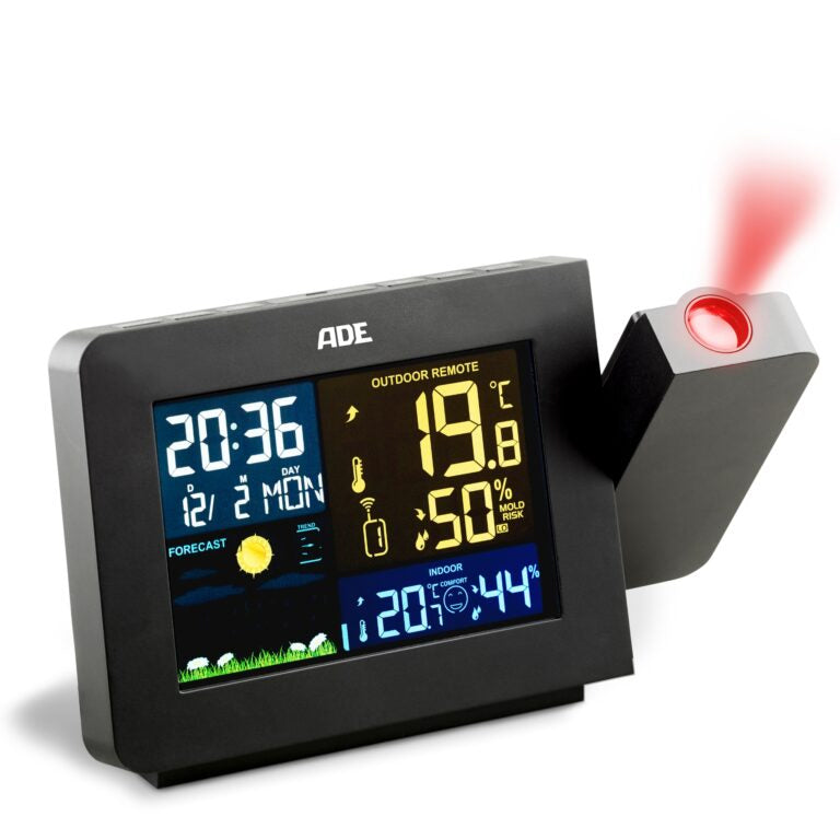 ADE WS1911 Temperatur-/Feuchtesensor – Kabellos, 0–50 °C, Innen/Aussen