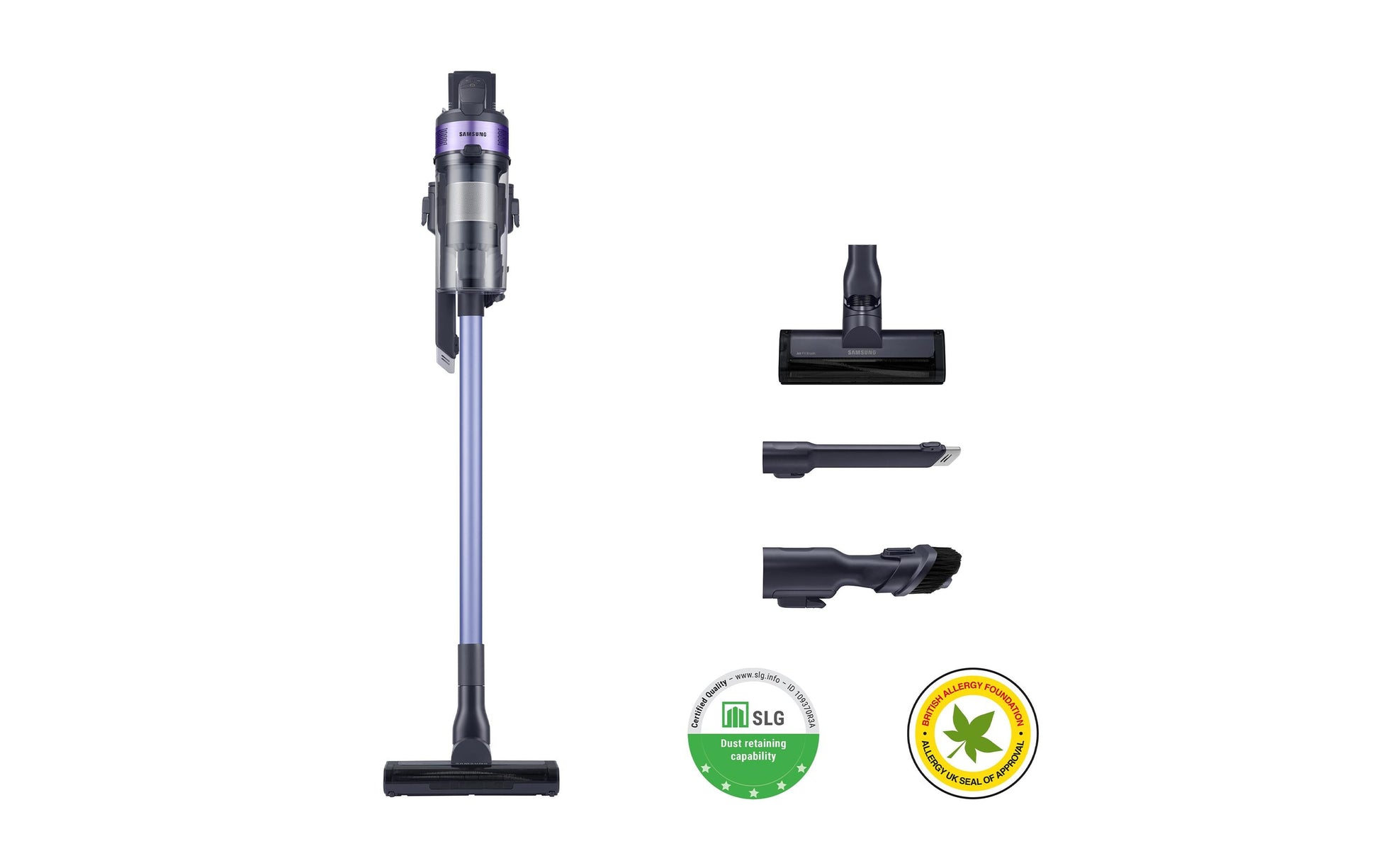Samsung Akkustaubsauger VS15A6031R4/SW – 150 W, 0,8 l, Akkubetrieb, 21,6 V
