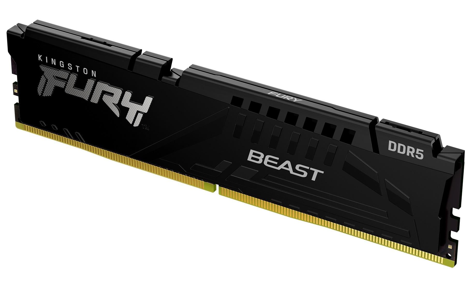 Kingston Technology Kingston FURY Beast – 32GB DDR5 DIMM, 5200 MT/s, CL40, 288-polig, Schwarz