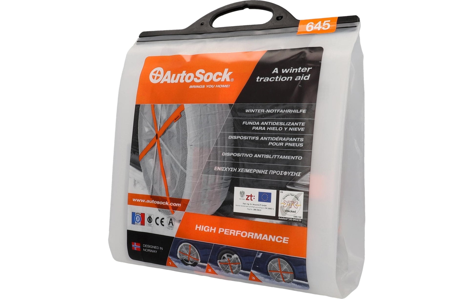Autosock GR 645 Textile Traktionshilfe – für 18" Reifen – 2 Stk.