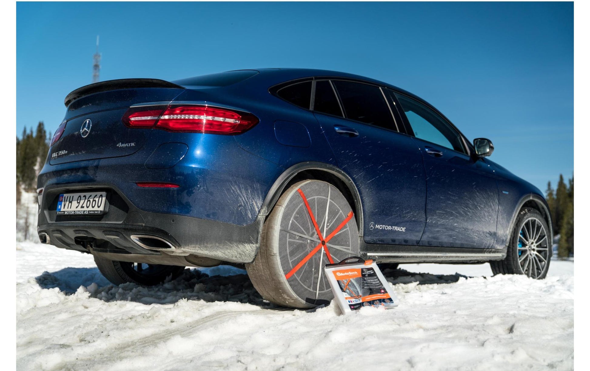 AutoSock Textile Traktionshilfe – für 19" Reifen – 2 Stück – Textil, CH-zugelassen als Schneekette