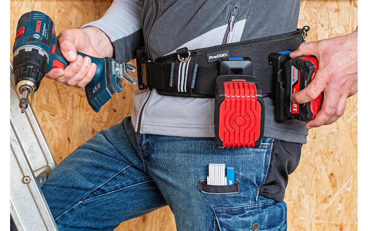 ProClick Batteriehalter – 2 Stk – für CAS, Bosch 18 V Akkus